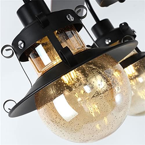 Ventilator svjetiljke s laganim stropnim ventilatorima luster daljinski lusteri u spavaćoj sobi staklena lampica od željeznih drvenih