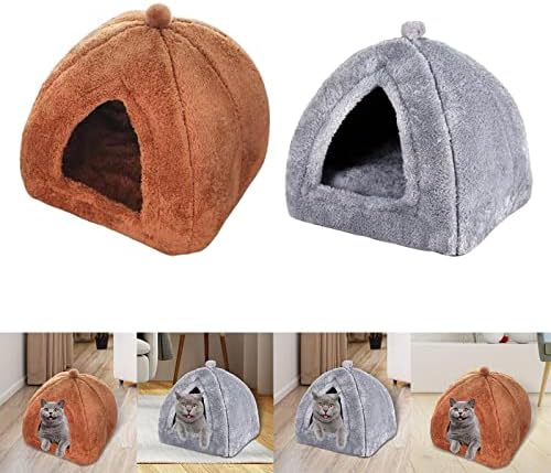 2pcs krevet za kućne ljubimce kućica za mačke s jastučićem šator uzgajivačnica za štene mačića zeca ježa male životinje kućni ljubimac