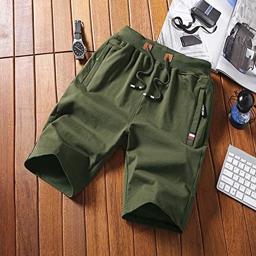 Ležerne kratke hlače za velike dječake ljetne pamučne kratke hlače za plažu s elastičnim pojasom s patentnim zatvaračima